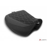 LUIMOTO (Hex-Diamond) Rider Seat Cover for the HARLEY DAVIDSON Pan America (2021+)